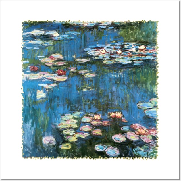 Waterlilies by Claude Monet Wall Art by MasterpieceCafe